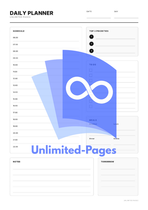 Daily Planner – Printbare Dagplanner