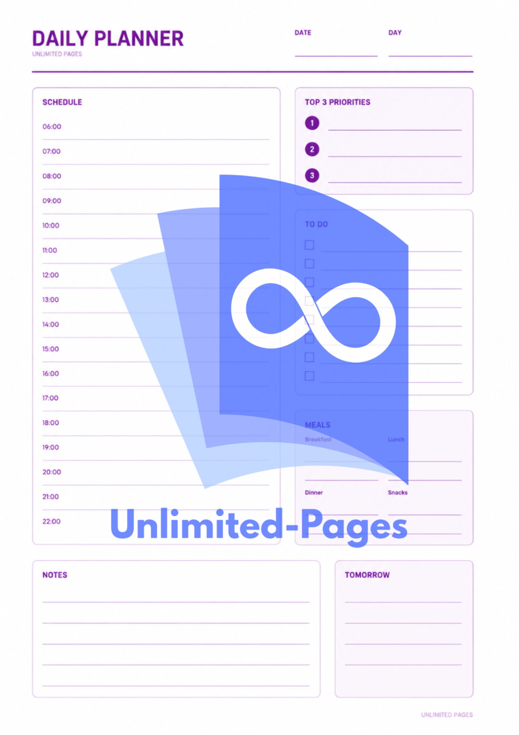 Daily Planner – Printbare Dagplanner