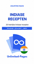 20 Indiase Recepten – Nederlands digitaal kookboek van Unlimited Pages