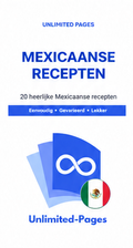 20 Mexicaanse Recepten – Nederlands digitaal kookboek van Unlimited Pages