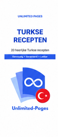 20 Turkse Recepten – Nederlands digitaal kookboek van Unlimited Pages