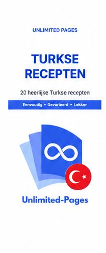 20 Turkse Recepten – Nederlands digitaal kookboek van Unlimited Pages