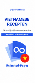 20 Vietnamese Recepten – Nederlands digitaal kookboek van Unlimited Pages